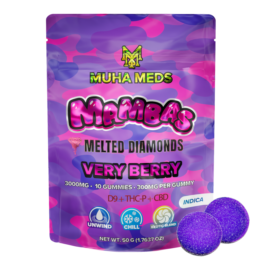 Very Berry Melted Diamonds